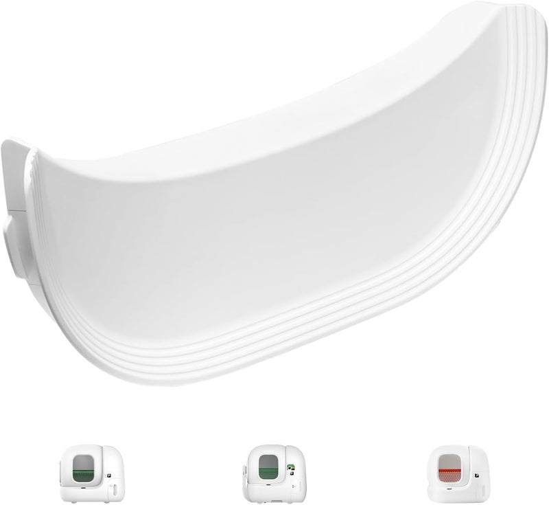 PETKIT Elevated Entrance Fence for PuraMax Self-Cleaning Cat Litter Box, Anti-Leak Urine and Litter Baffle for Puramax 2 and Purobot Max Pro, Increase Threshold for Automatic Litter Box, Less Mess - Image 1